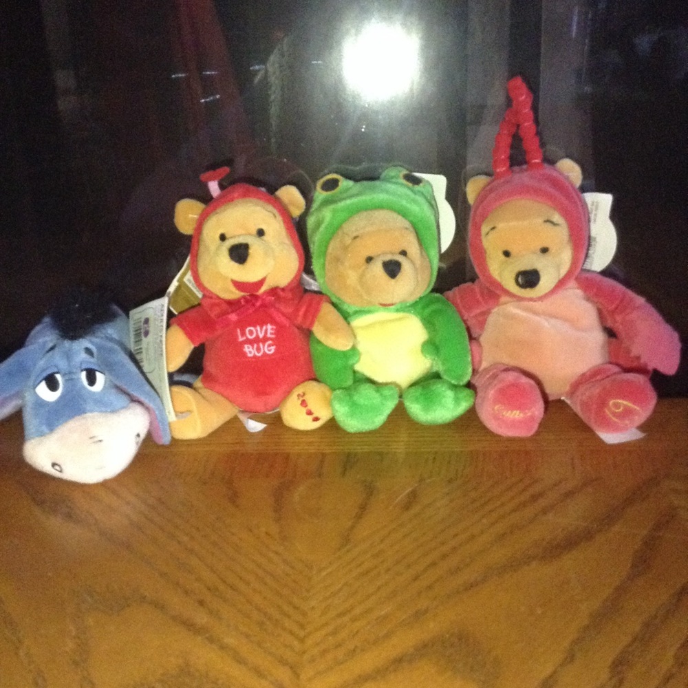 4 pooh beenies